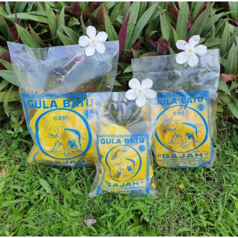 

Gula Batu Kuning HALAL Cap Gajah Kemasan 1 Kg