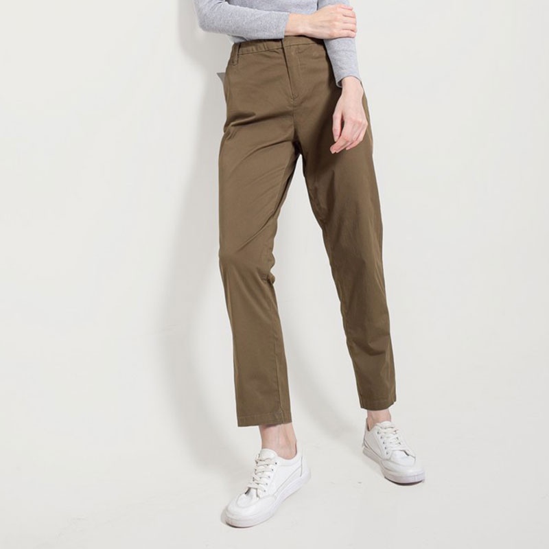 3Second Original Celana Basic Panjang Cotton Katun Spandex Long Pants Wanita 130422