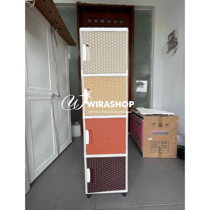 Lemari Plastik Akako Swing Susun 4