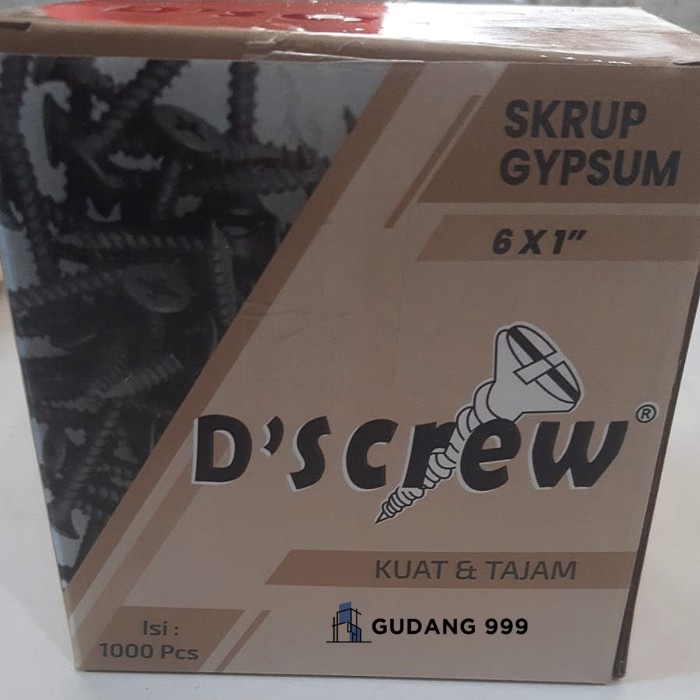 Skrup Skrup Gypsum 2,5Cm / Lion 5Cm / Sekrup Gipsum / Skrup Sekrup