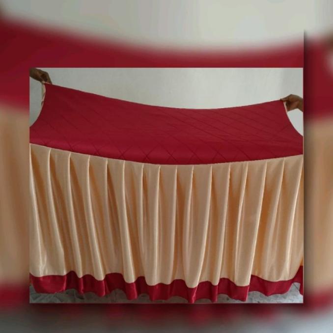 TAPLAK MEJA SARUNG MEJA CATERING/TAPLAK MEJA PRASMANAN/SLOP MEJA REMPEL UK GB545YH