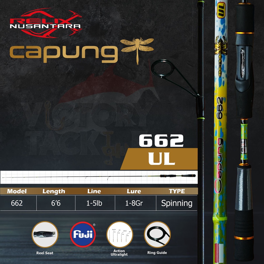 JORAN PANCING RELIX NUSANTARA CAPUNG SERIES 622 | 632 | 662 | 702 | 732 | 762 | JORAN SPINNING | JORAN BAITCASTING