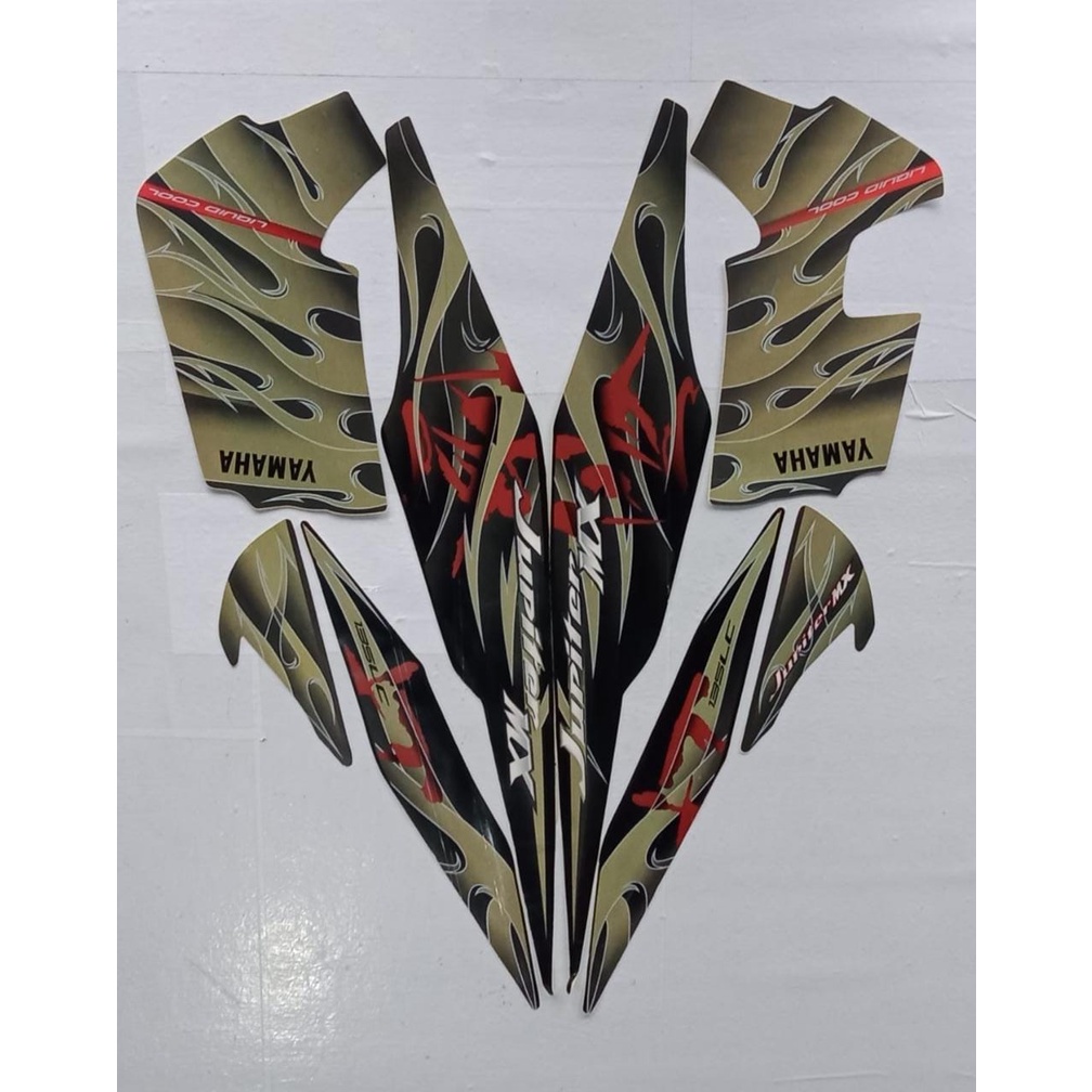 Stiker Striping Yamaha Jupiter MX 2008 - List Stiker Standar Jupiter MX 2008 - Striping Standar JUPI