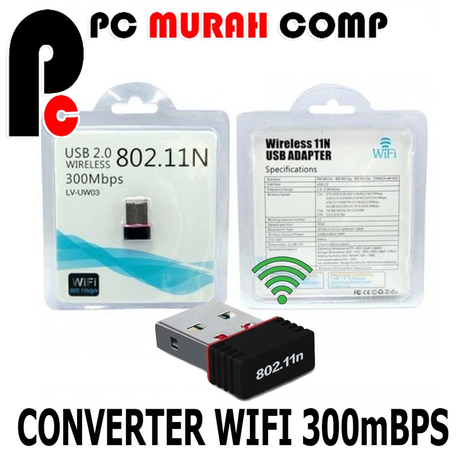 Usb 2.0 wifi wireless 300/600Mbps mini dongle adapter adaptor