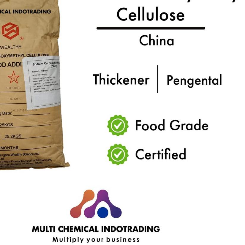 

➵ SODIUM CARBOXYMETHYL CELLULOSE / CMC FOOD GRADE || 500gr ◊