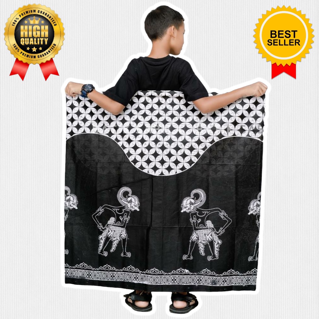 Sarung Batik Wayang / Sarung Anak Gunungan NU / Sarung Anak Nu / Sarung Nu Anak / Sarung Kang Santri