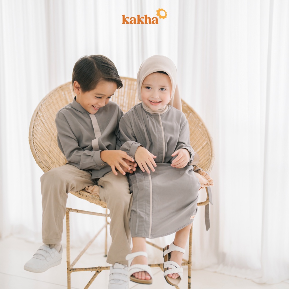 Kakha - Sarimbit Keluarga mandalika (A) / Baju couple keluarga / Sarimbit Keluarga / Baju muslim couple-3