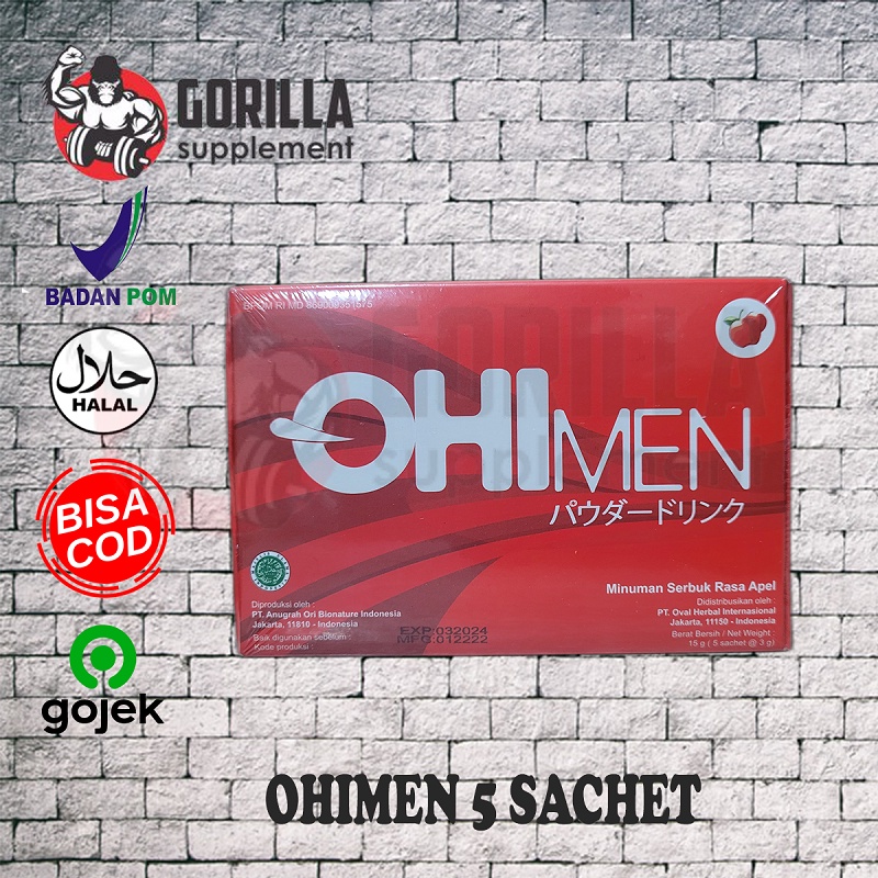 OHIMEN Minuman Hebal Ginseng Kopi Stamina BPOM &amp; HALAL OHI MEN