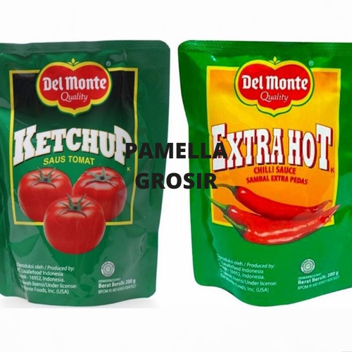

Delmonte extra hot 200gr , saus tomat 200gr