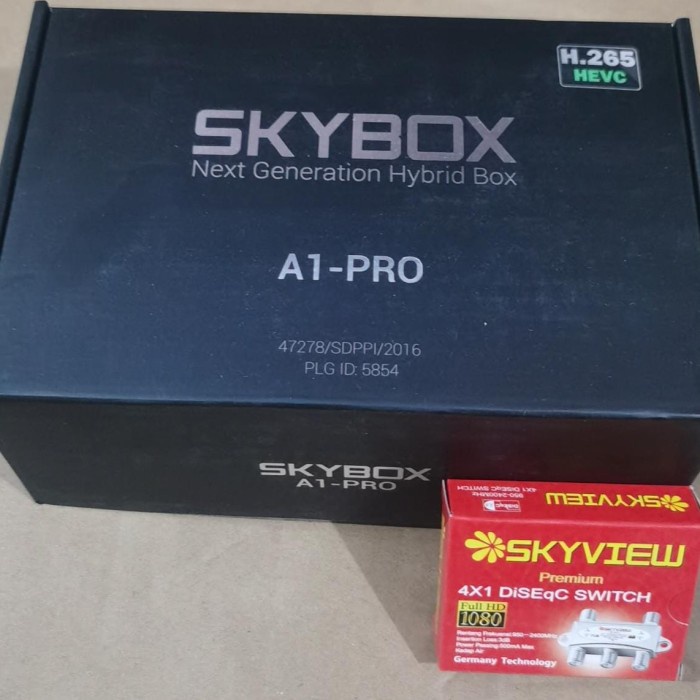Receiver Skybox A1 Pro Combo DVB-S2 dan DVB-T2 murah
