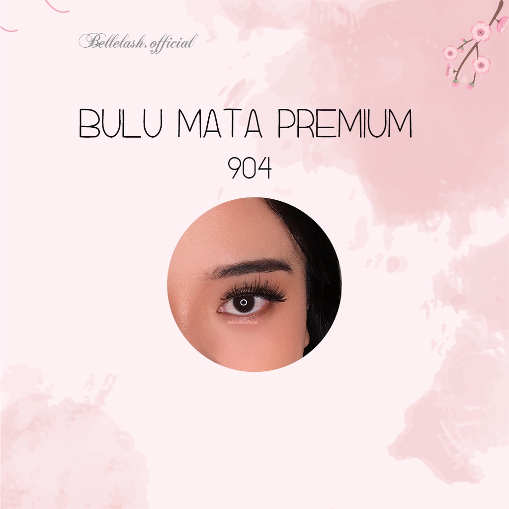 904 Bulu Mata Palsu Handmade Natural False Eyelash Eye Lashes Premium Series