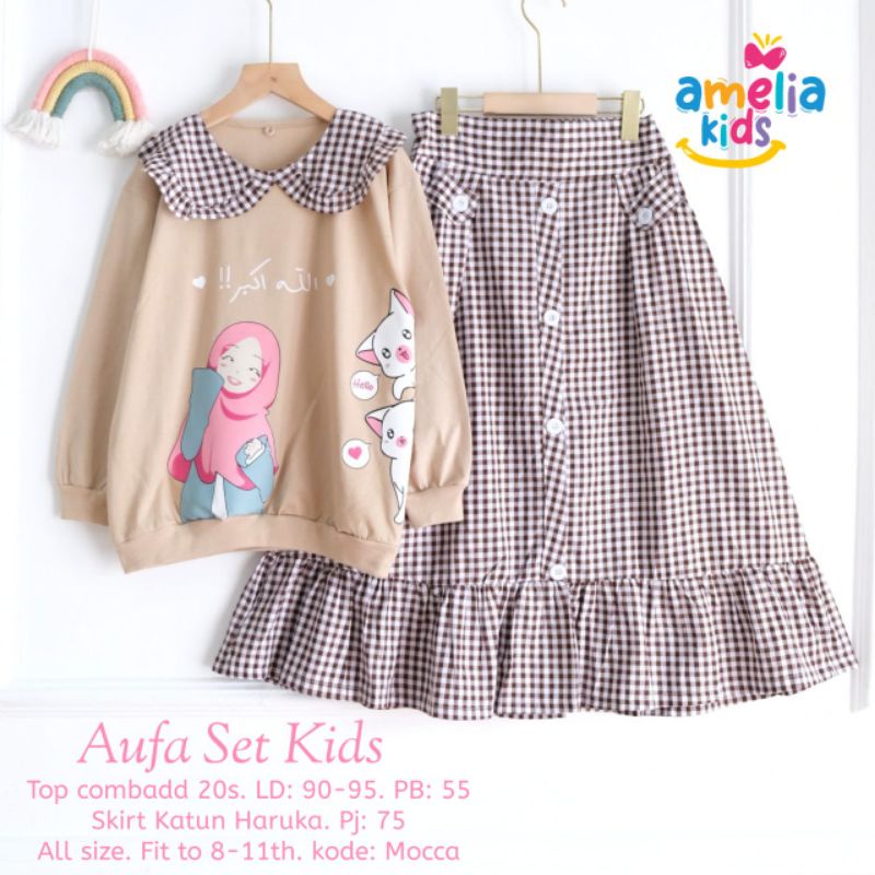 Aufa setelan kids ORI Amelia kids