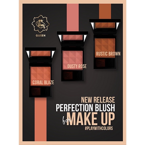 Viva Perfection Blush | Blush On | - tersedia 3 warna