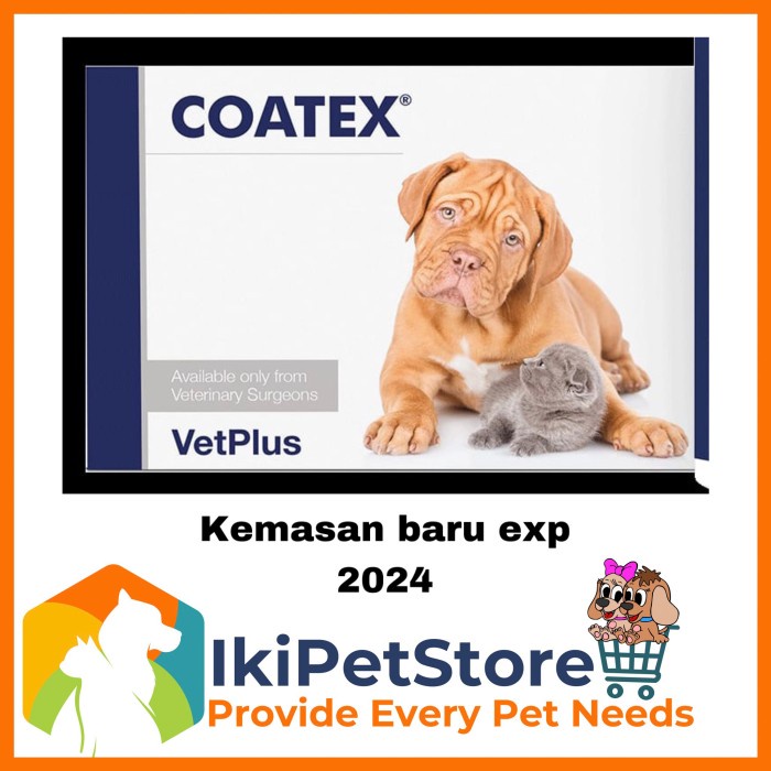 coatex Vetplus Anjing & Kucing 1 Box - VetPlus