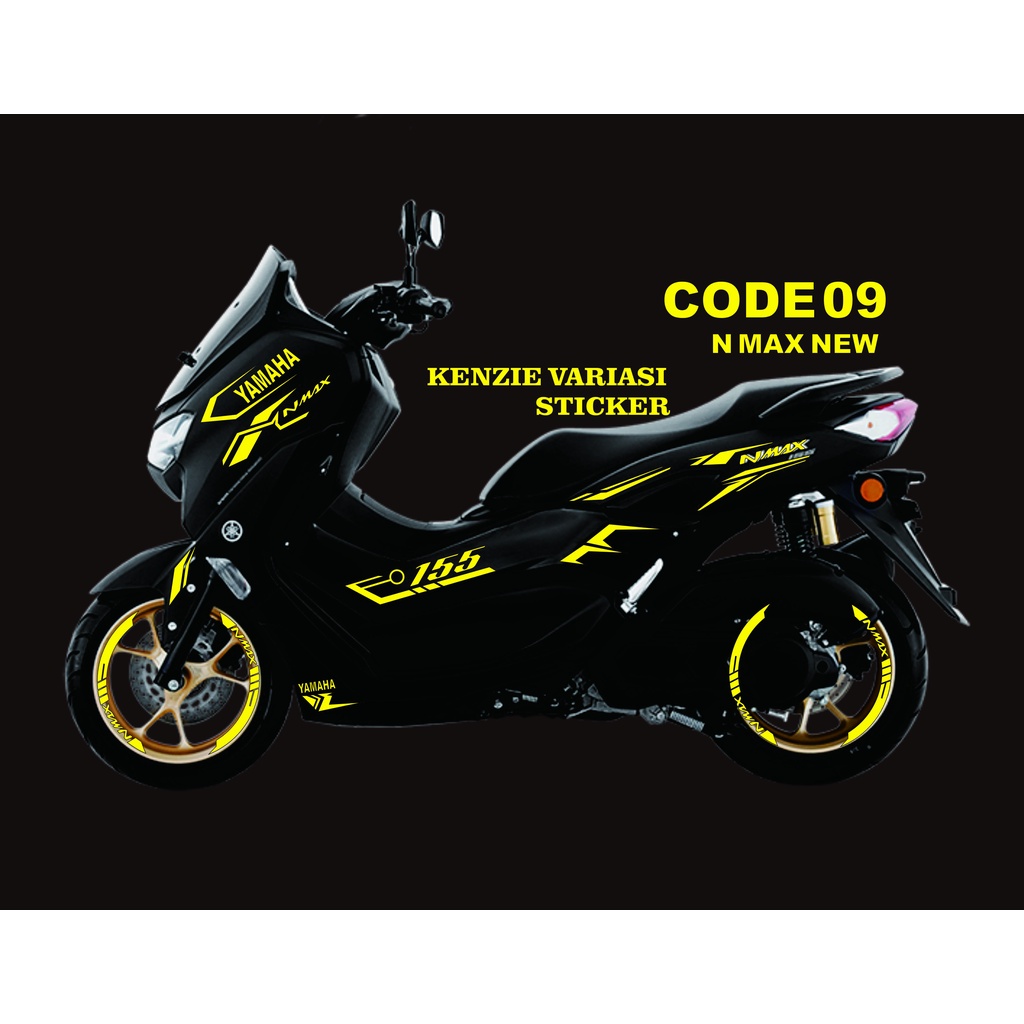 AKSESORIS YAMAHA N MAX, Stiker Cuting Striping List Body VARIASI MOTOR YAMAHA Nmax NEW model 2023  #