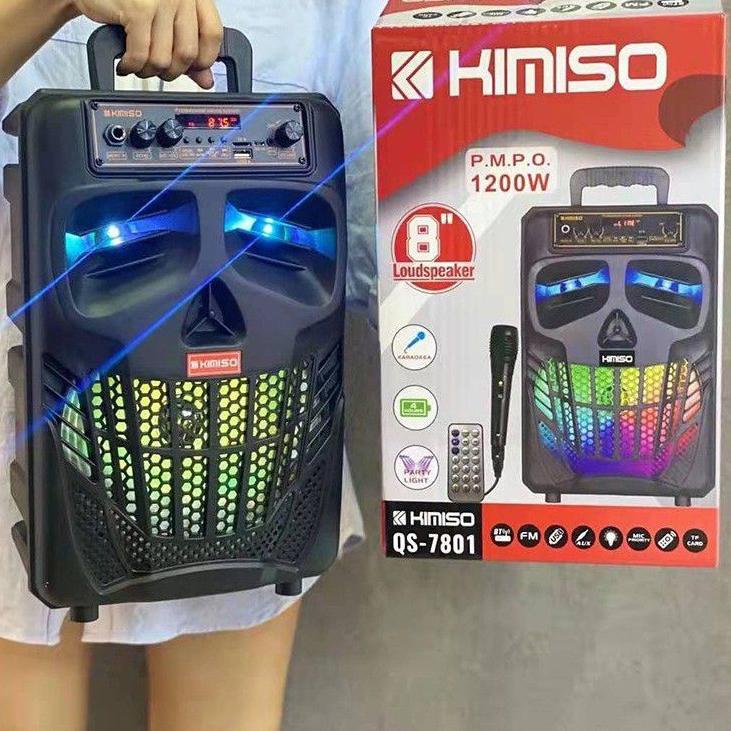 ♛ Speaker Karaoke Bluetooth - Speaker Bluetooth KIMISO QS-7801 /BRAIN POWER QS-780, speaker bluetoot