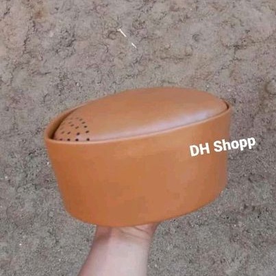 Kopeah Dewasa dan Anak Peci Muslim Kulit Asli