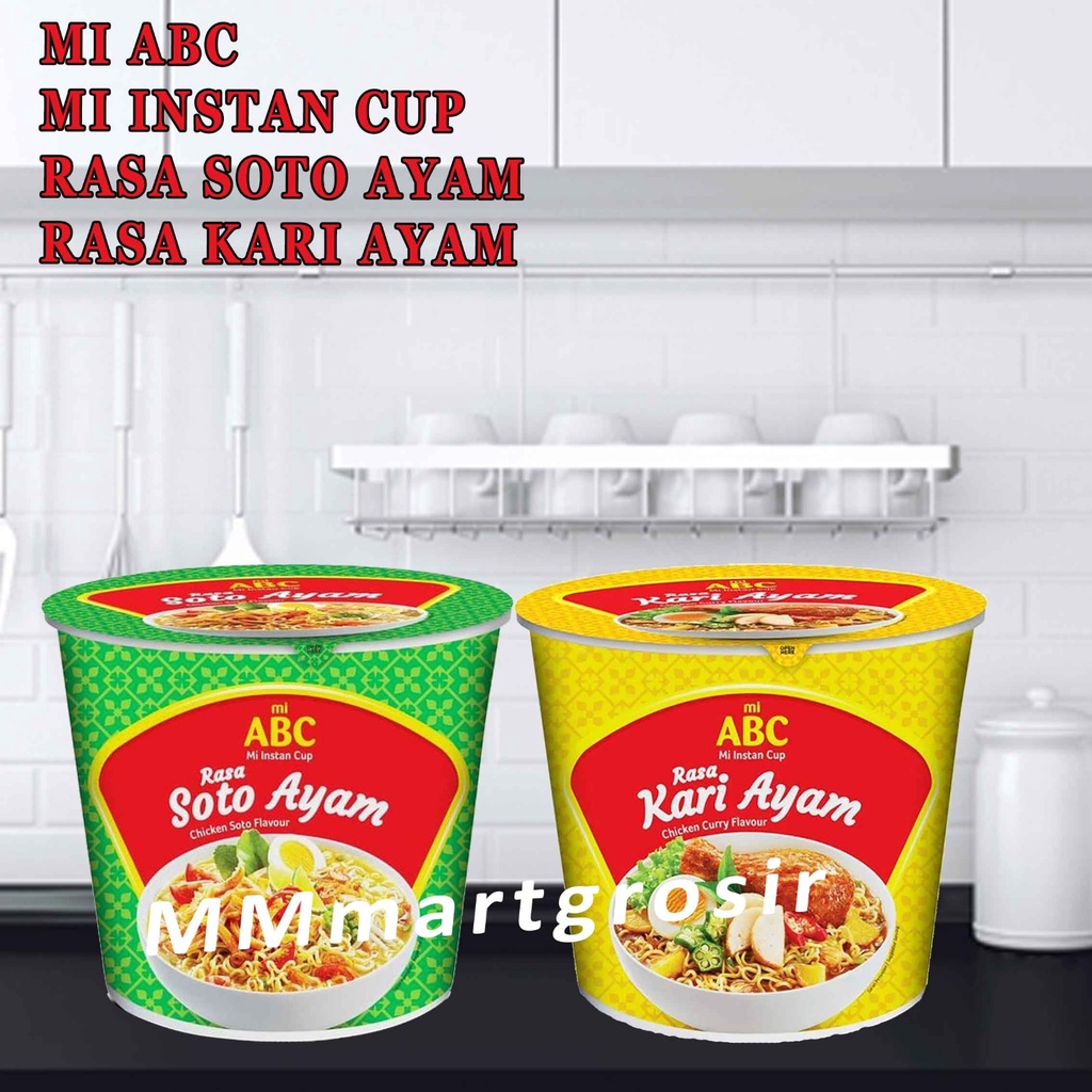 

Mie ABC / Mie Kuah Cup Instan / Mie Cup Aneka Varian Rasa / 60gr