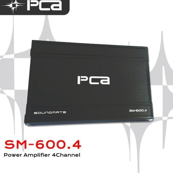 Power Amplifier PCA Soundmate 600.4 Class AB - Power Amp Audio Mobil PCA