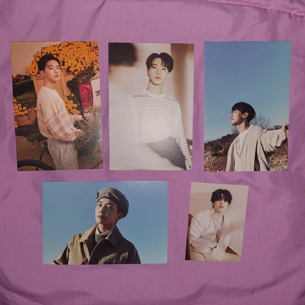 SEVENTEEN POSTCARD MINICARD HOSHI DOKYEOM DK SCOUPS JEONGHAN YOUR CHOICE ONE SIDE BESIDE, FACE THE S