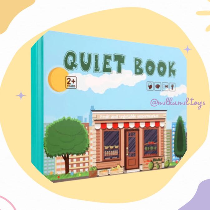 

Buku Aktivitas Anak Tempel Pasang Velcro Quiet Book