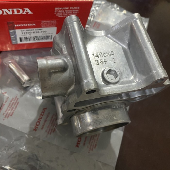 K59 K36 Silinder Blok Cylinder Block Seher Piston Vario 150 Fi Esp Led