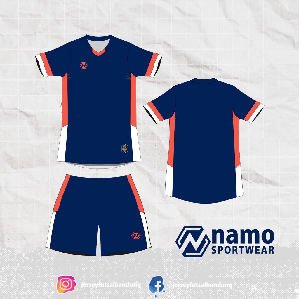 JERSEY BOLA ORIGINAL NAMO FREEZE NAVY JERSEY FUTSAL ORIGINAL NAMO FREEZE NAVY