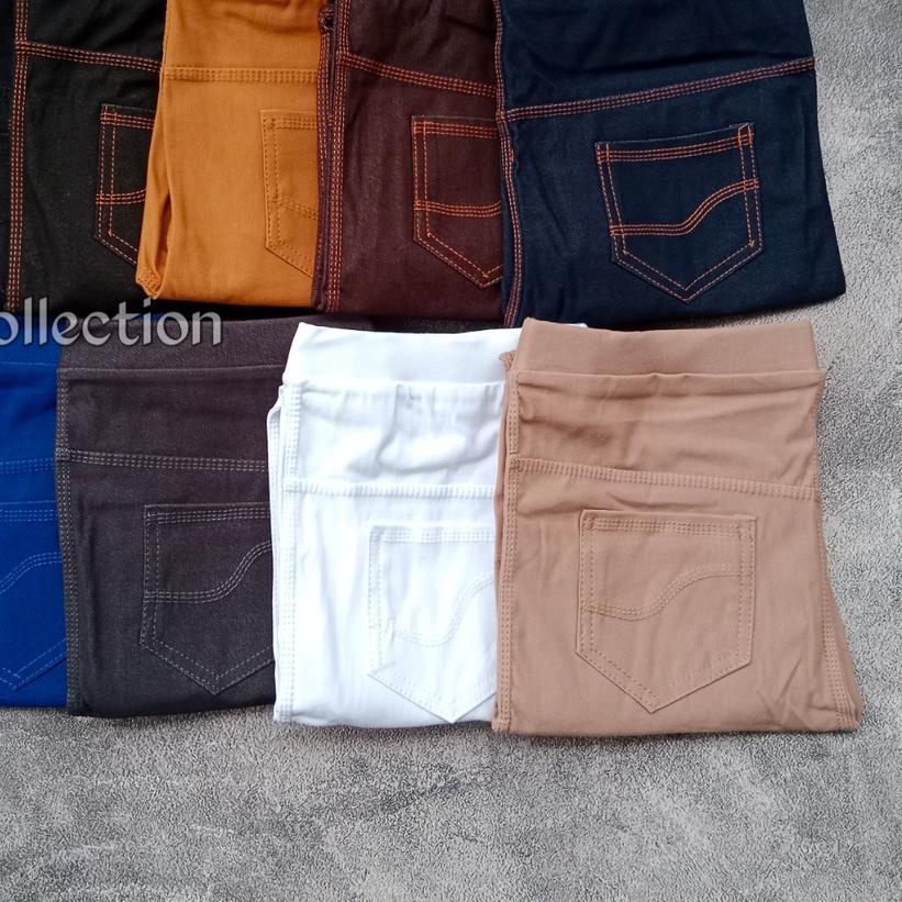 ❈ Leging denim levis / / legging murah / leging Levis denim bahan tebal ♤