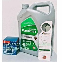 NEW PAKET OLI FASTRON TECHNO 4L + FILTER OLI AVANZA XENIA AYLA CALYA SIAGRA RUSH TERIOS SIRION