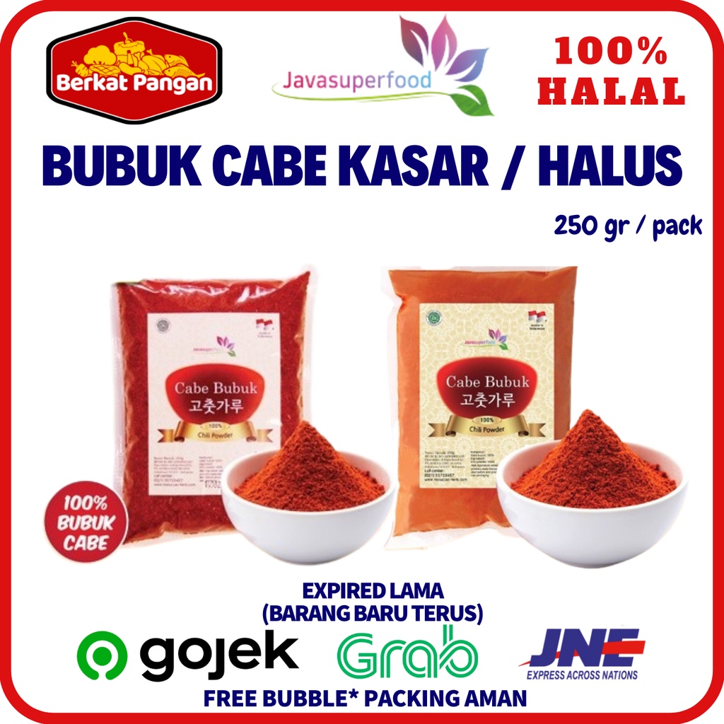 Bubuk Cabe Kasar Cabe Halus / Chili Powder Korea 250gr