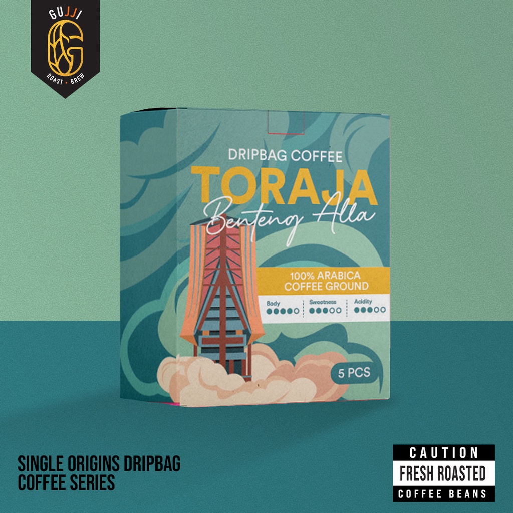 

Kopi Toraja Drip Bag Coffee Benteng Ala