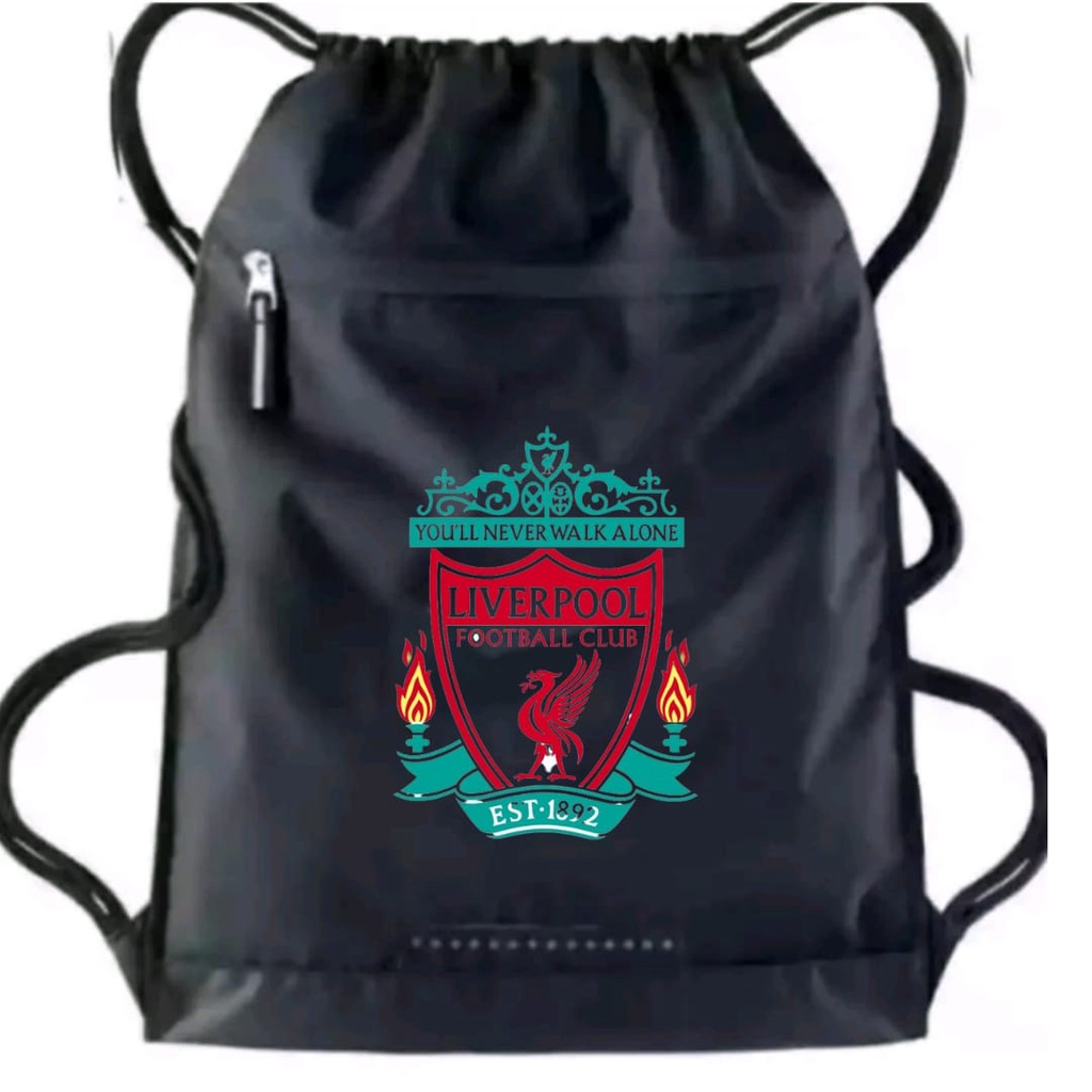 Tas Serut travel olahraga Gymsack Anti Air Liverpol - Tas travel Serut Waterproof selempang Pria Wanita