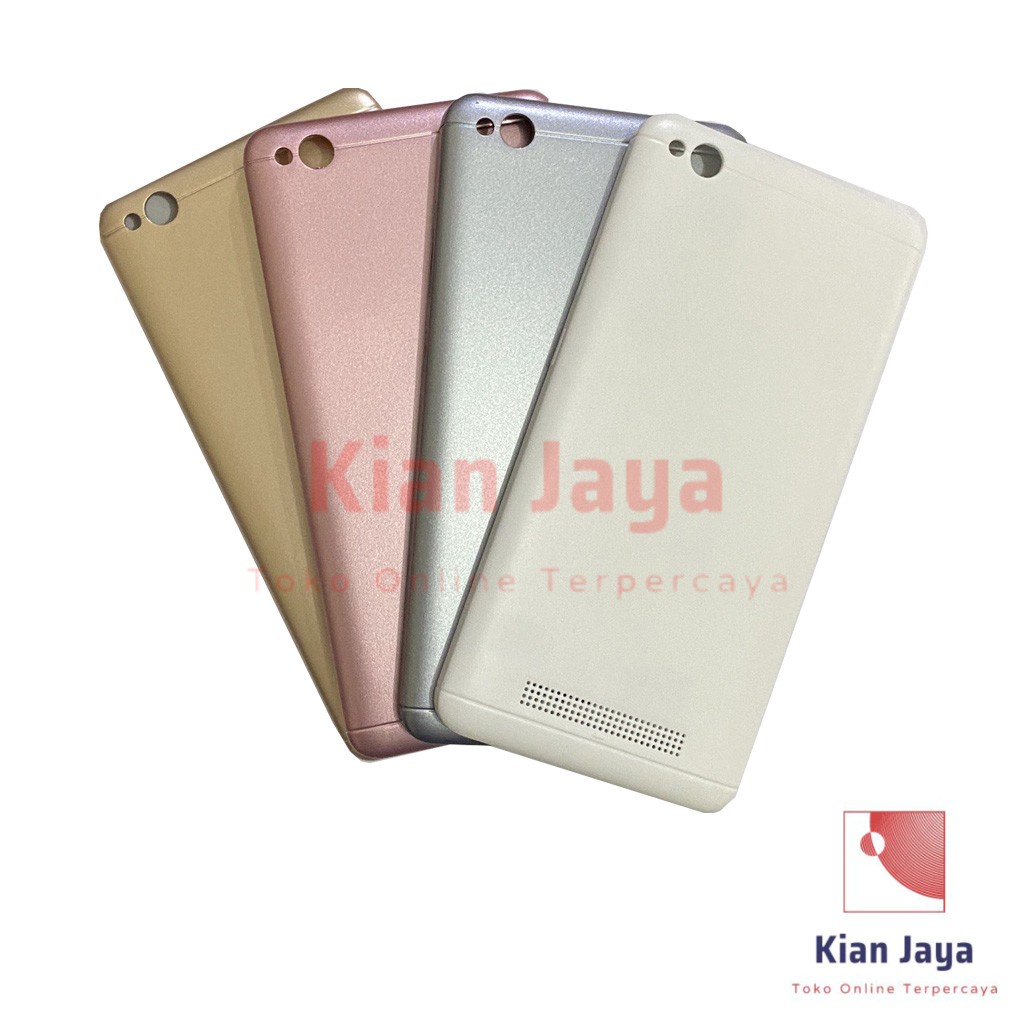 Backdoor Xiaomi Redmi 4A Back Cover Tutup Belakang Baterai Cassing Casing Backcase Original