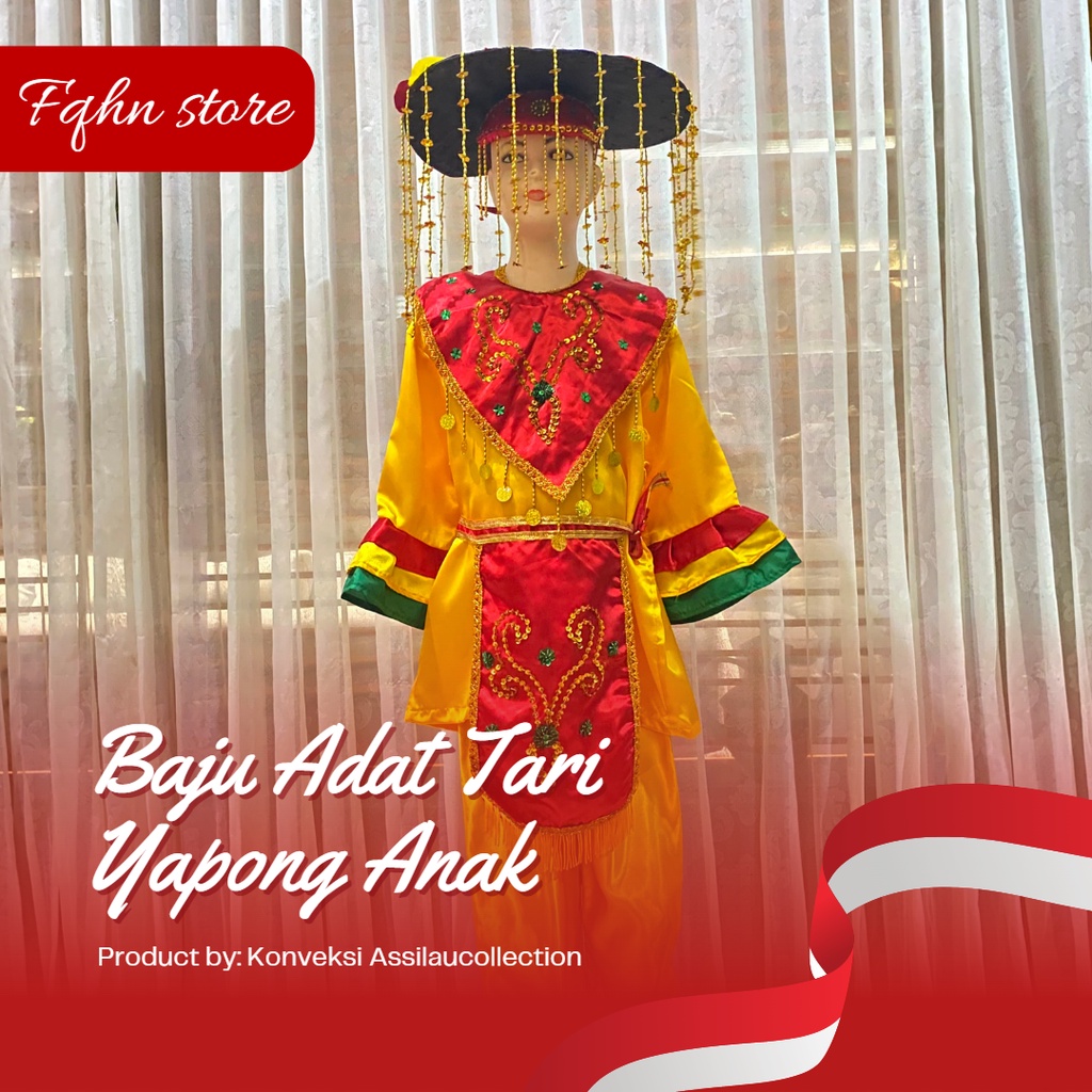 Baju Adat Yapong Betawi Anak Cewek