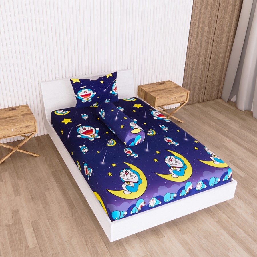 Sprei Adela Ukuran Single 100 x 200 Doraemon