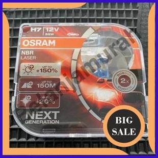 accessories OSRAM H4 H11 H7 HB3 HB4 Night Breaker NBR Laser Next Generation 150 persen Bohlam Lampu