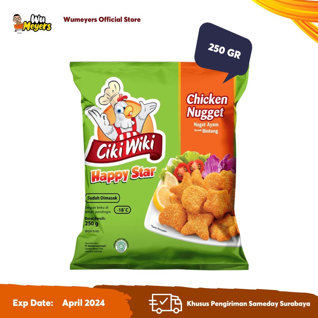 

CIKI WIKI NUGGET HAPPY STAR 250 GR