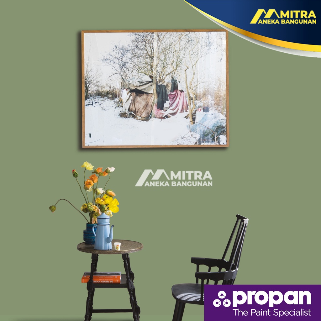 CAT TEMBOK PROPAN INTERIOR EKSTERIOR WARNA MY GARDEN 155-5 / HIJAU ARMY SAGE GREEN