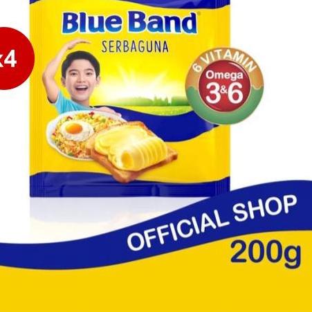 

▼ Blue Band Serbaguna Margarin Masak 200 gr x 4 pcs ➤
