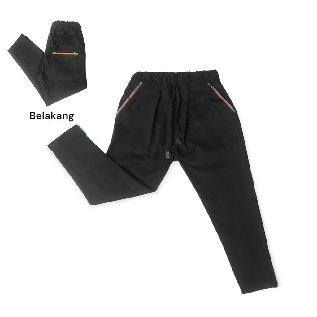 Celana Chino Anak Panjang laki-laki terlaris chinos slim fit Material Twill Stretch Cotton Meral usia 1-14 th