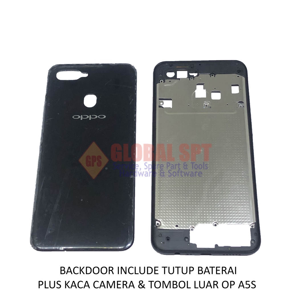 BACKDOOR OPPO A5S INCLUDE TUTUP BATERAI / BACK COVER / TUTUP BELAKANG