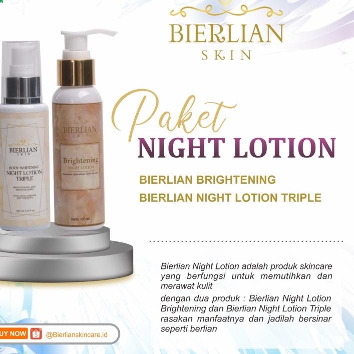 ✽ ()Bierlian Night Lotion/HB Pemutih Bierlian ♝