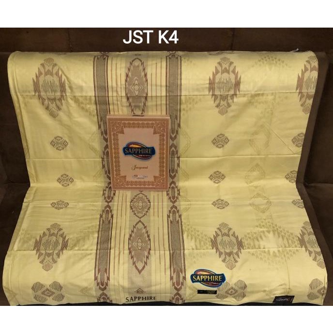 SARUNG SAPPHIRE GOLD JACQUARD SONGKET