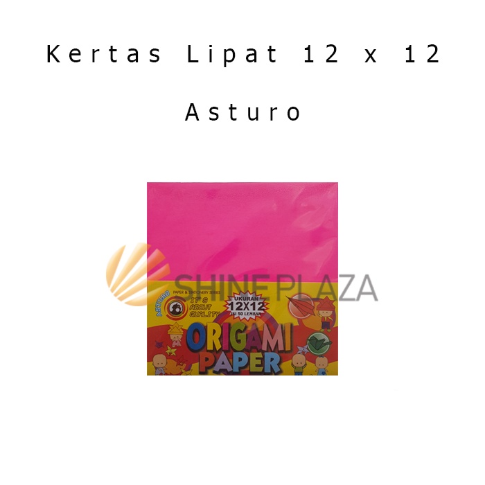 

Kertas Lipat 12x12 Asturo - Origami Paper Asturo 12 x 12 Isi 50 Lembar