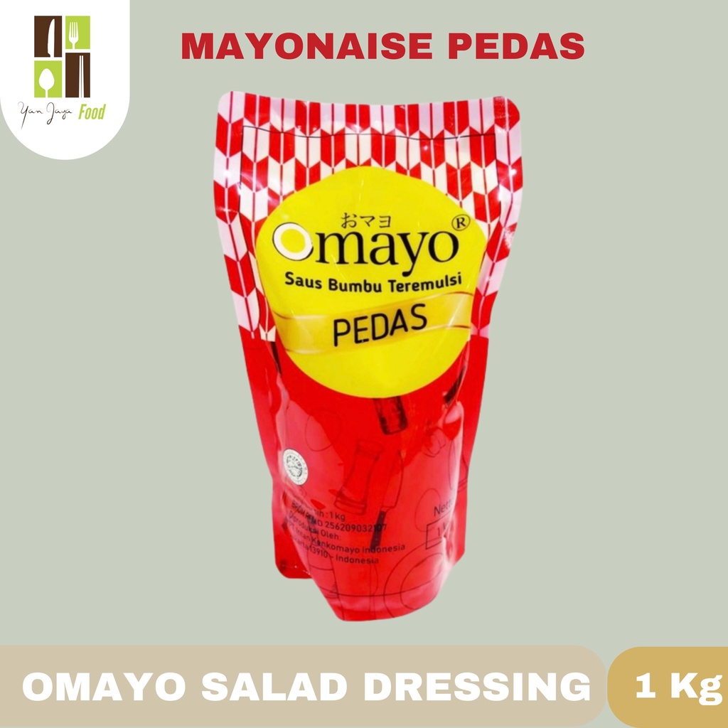 Omayo Mayonaise Original/Mayonaise Pedas/Saus Mayo Sakura 1kg