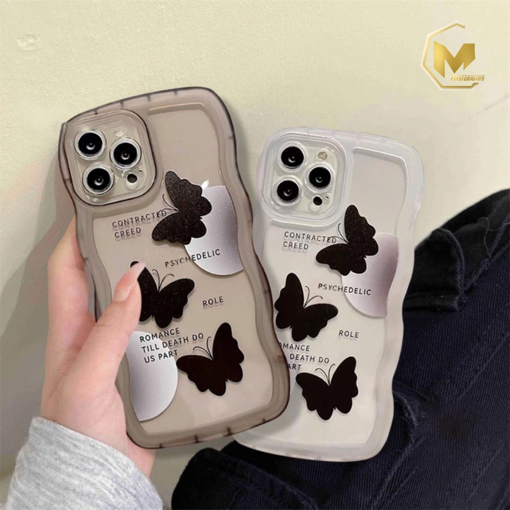 SS144 SOFTCASE SILIKON MOTIF KUPU KUPU HITAM FOR REALME 5 5I C3 9 9I 10 C11 C12 C25 C15 C20 C21 C21Y C25Y C30 C31 C33 C35 NARZO 50I 50A PRIME C55 MA4053