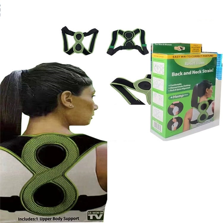 Korset Pria Wanita Back Support Posture Corrector Terapi Koreksi Penegak Punggung Badan Terapi Tegap Premium