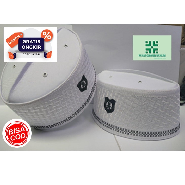 Peci Kopiah Assagofah Anak Putih peci asagofah anak peci anak anak