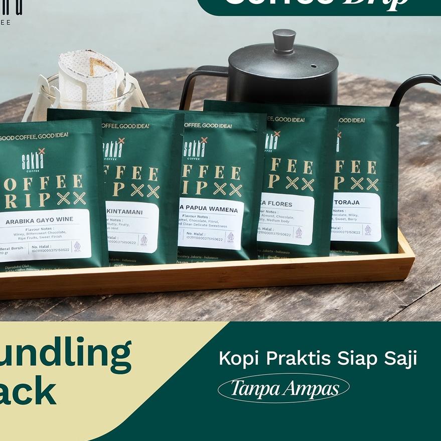 

✺ Drip Bag Arabica Kopi Instan Siap Seduh 5 Dan 10 Pcs ☊