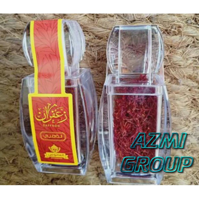 2gr Saffron Grade 1 Alfanoos Spanyol kemasan ASLI (Za'faran/Japaron/za'faron/safron)